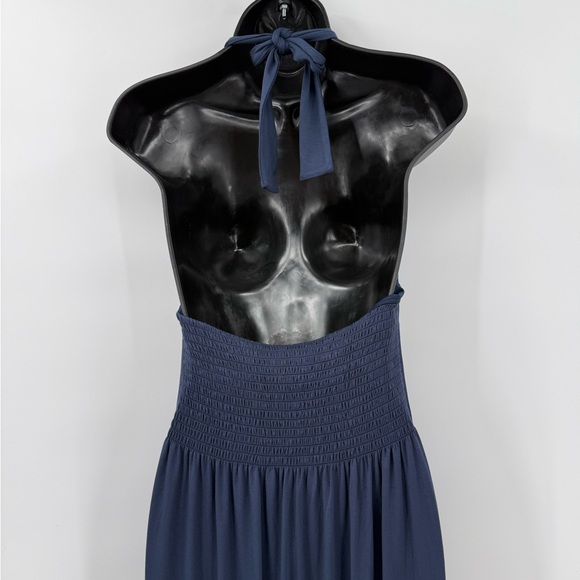 ❎SheBird The Harper Halter Bra Midi Dress in Navy | Size 3 (S/M - 6) - Picture 6 of 9